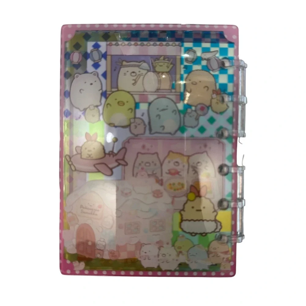 Sumikko Gurashi A7 Shaker Notebook 6 Ring Binder San-X Kawaii Journal Stationery